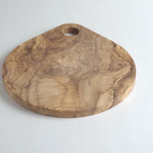 Planche en bois d'olivier ronde