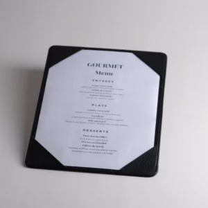 Porte-menu simple rigide